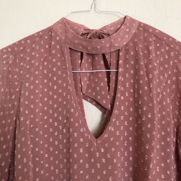 Band of Gypsies Blouse Women Blush Medium NWT - Picture 4 of 12